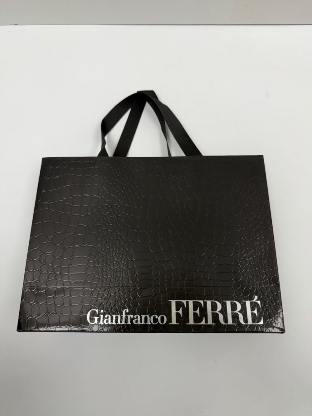 Giantranco FERRÉ Empty Gift Shopping Bag  10" X 7.5" X 3.5"